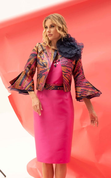 Abito Tubino in Cady c/Cintura Flo Atelier A24-147C